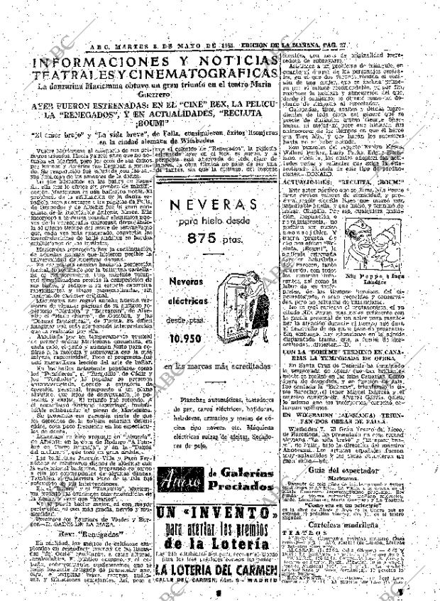 ABC MADRID 08-05-1951 página 27