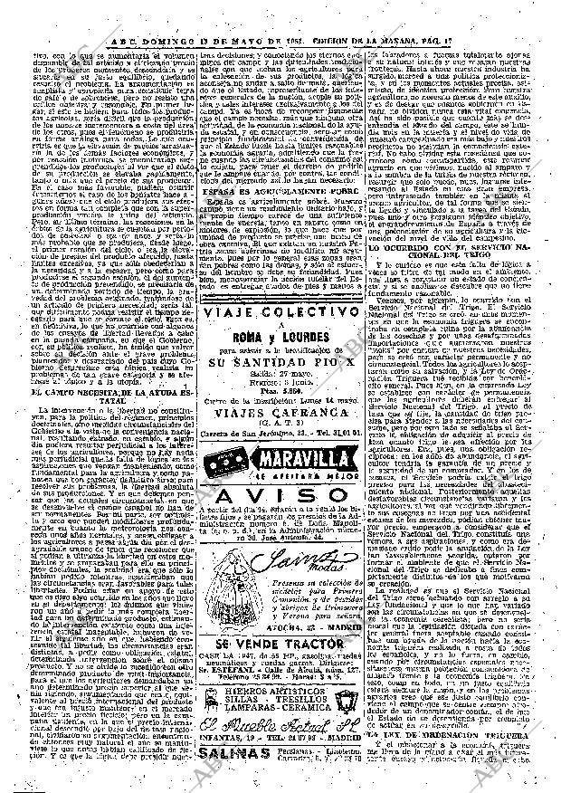 ABC MADRID 13-05-1951 página 17