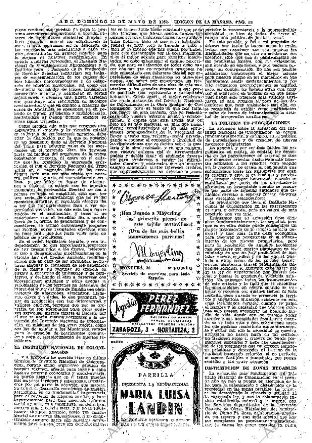 ABC MADRID 13-05-1951 página 19