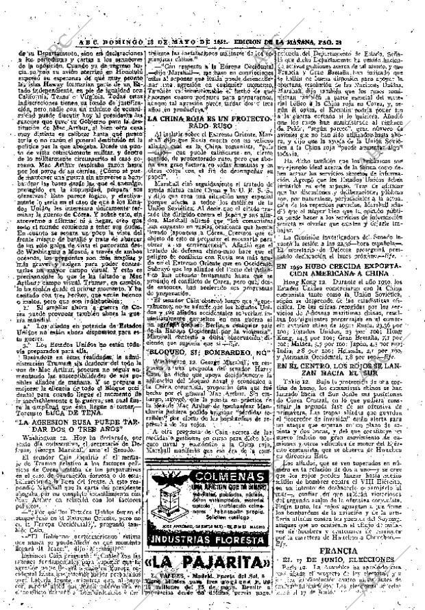 ABC MADRID 13-05-1951 página 24