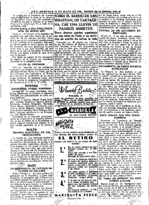ABC MADRID 13-05-1951 página 25