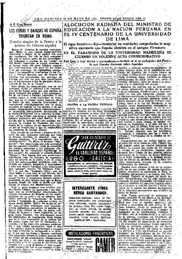 ABC MADRID 13-05-1951 página 27