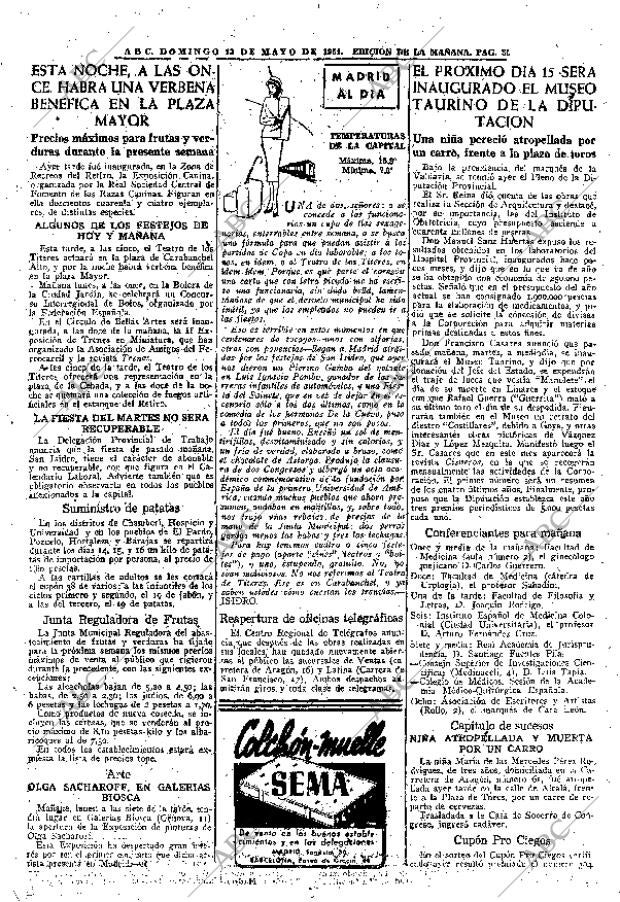 ABC MADRID 13-05-1951 página 30