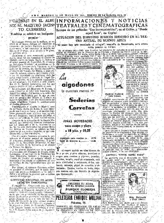 ABC MADRID 15-05-1951 página 27