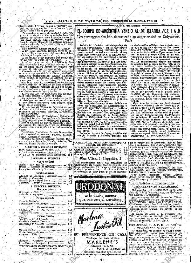 ABC MADRID 15-05-1951 página 31
