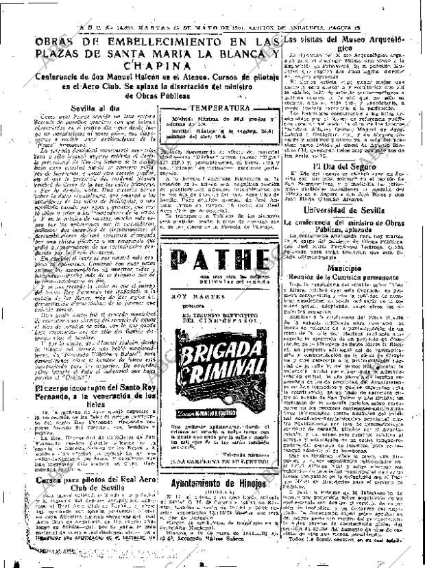 ABC SEVILLA 15-05-1951 página 13