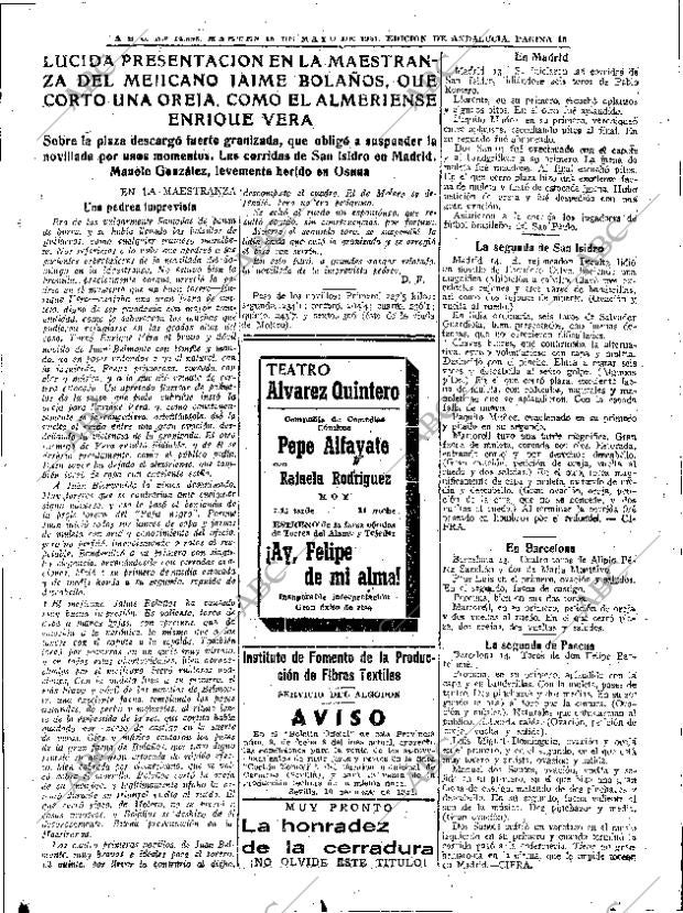 ABC SEVILLA 15-05-1951 página 15