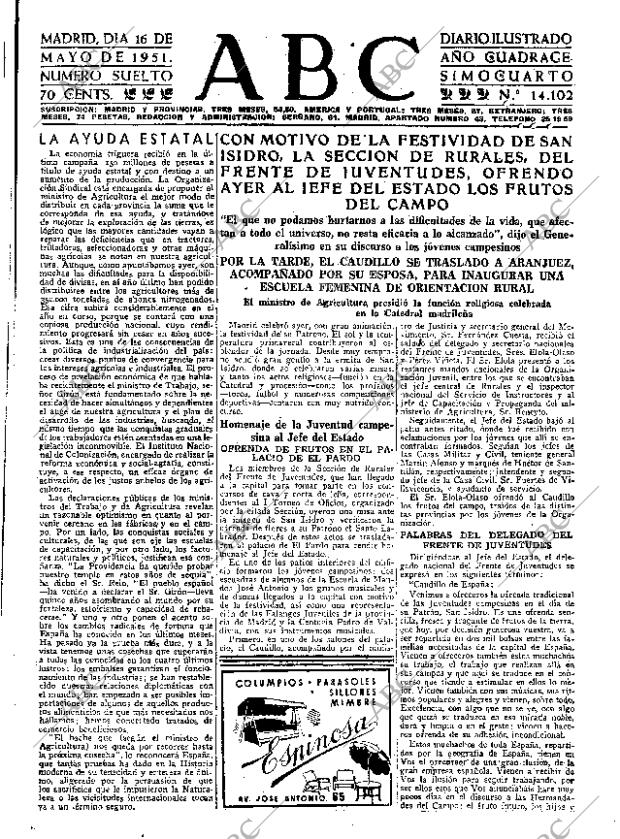 ABC MADRID 16-05-1951 página 15
