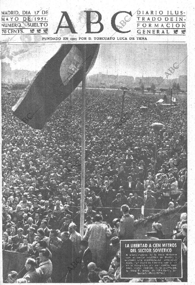 ABC MADRID 17-05-1951 página 1