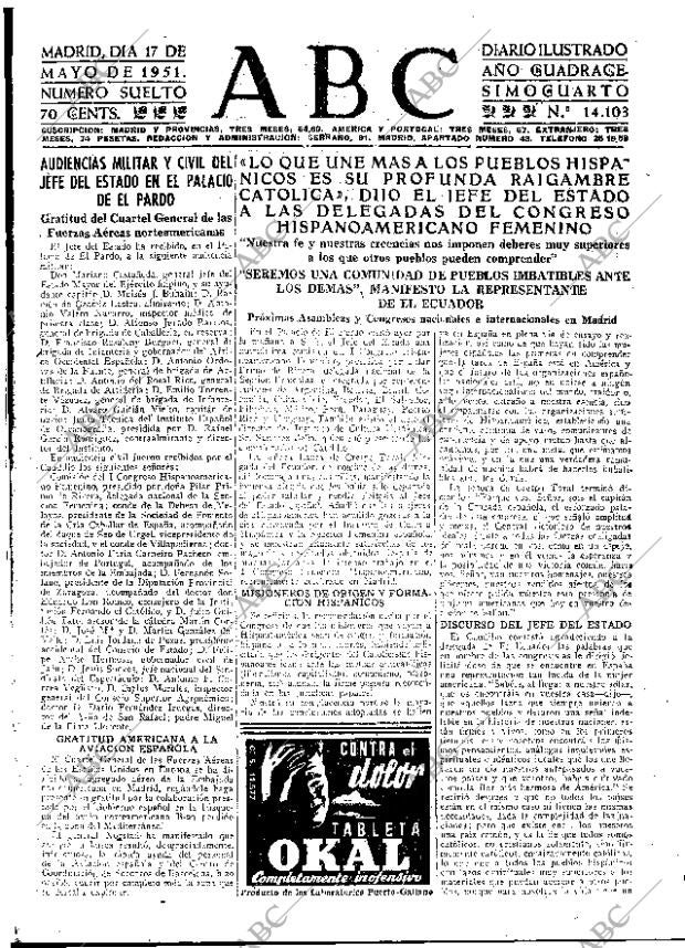 ABC MADRID 17-05-1951 página 15