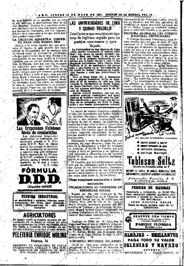 ABC MADRID 17-05-1951 página 16