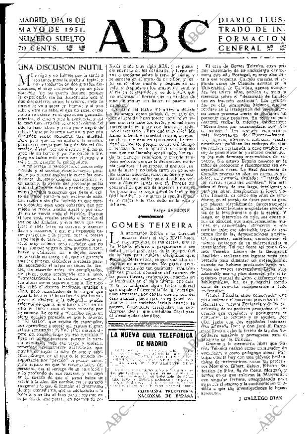 ABC MADRID 18-05-1951 página 3
