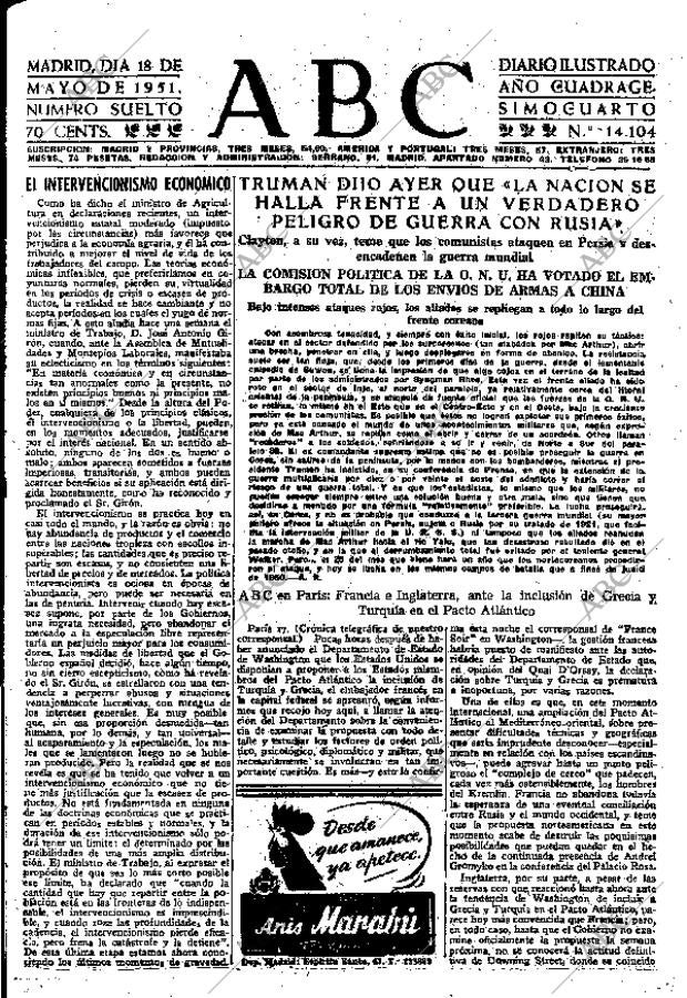 ABC MADRID 18-05-1951 página 9