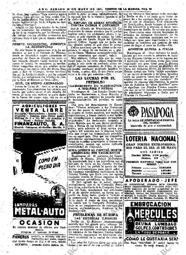 ABC MADRID 19-05-1951 página 20