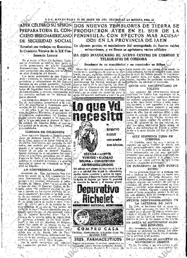 ABC MADRID 23-05-1951 página 13