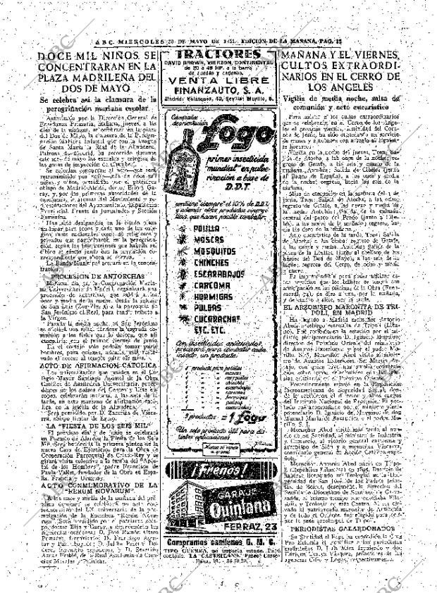 ABC MADRID 30-05-1951 página 12