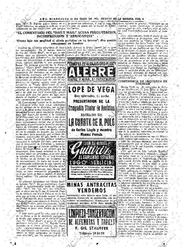 ABC MADRID 30-05-1951 página 8