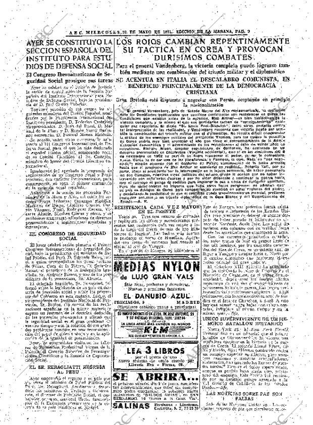 ABC MADRID 30-05-1951 página 9