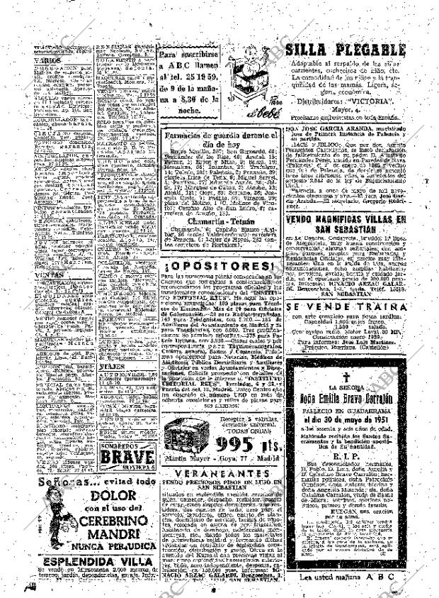 ABC MADRID 31-05-1951 página 28