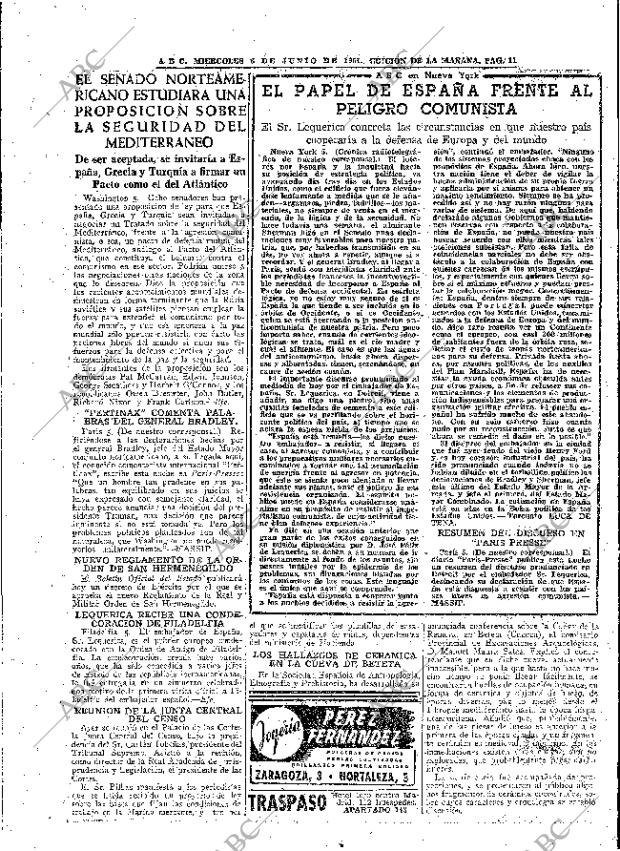ABC MADRID 06-06-1951 página 11