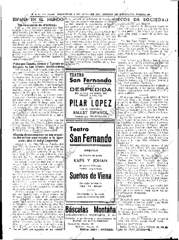 ABC SEVILLA 06-06-1951 página 10