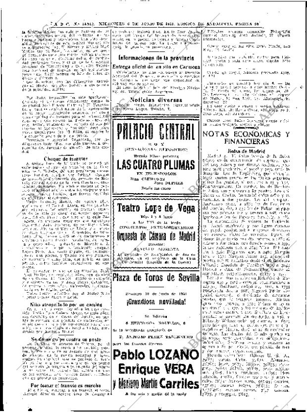 ABC SEVILLA 06-06-1951 página 16