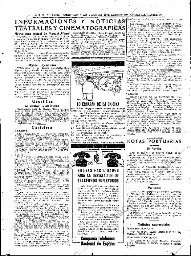 ABC SEVILLA 06-06-1951 página 19