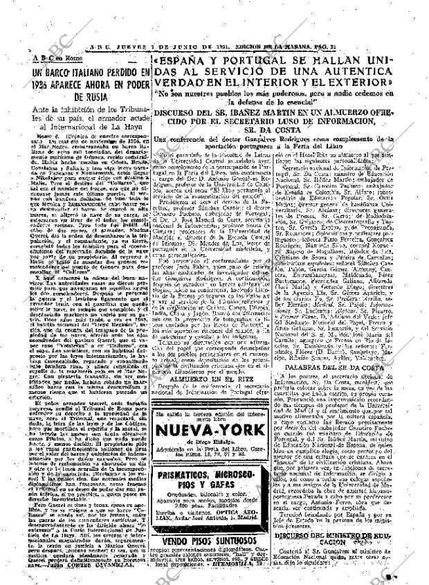 ABC MADRID 07-06-1951 página 21