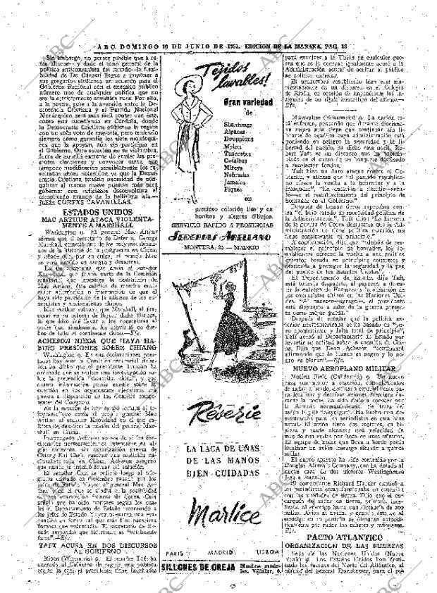 ABC MADRID 10-06-1951 página 18
