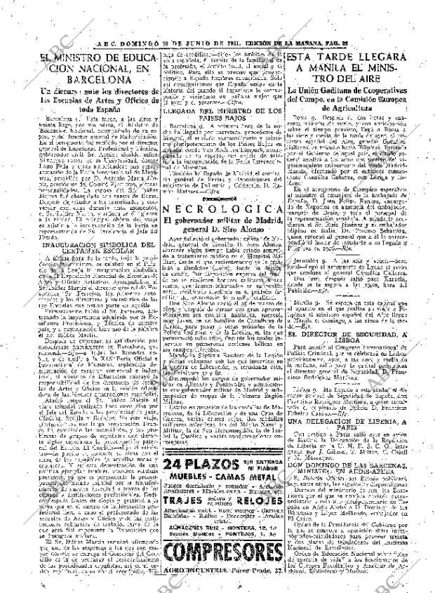 ABC MADRID 10-06-1951 página 22