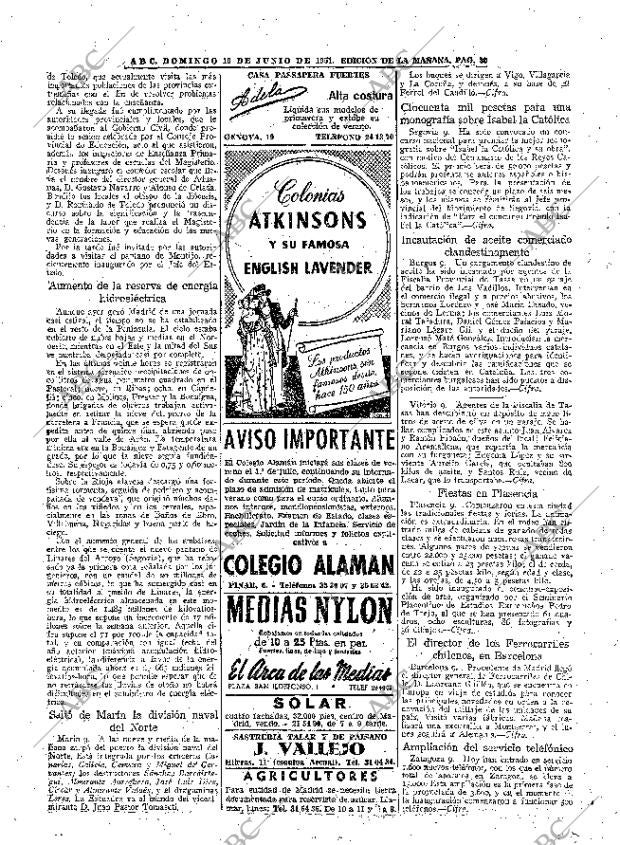 ABC MADRID 10-06-1951 página 30