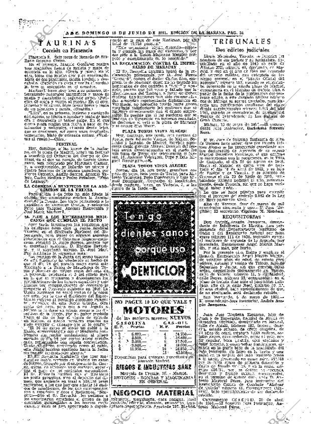 ABC MADRID 10-06-1951 página 34