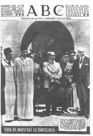 ABC MADRID 12-06-1951 página 1