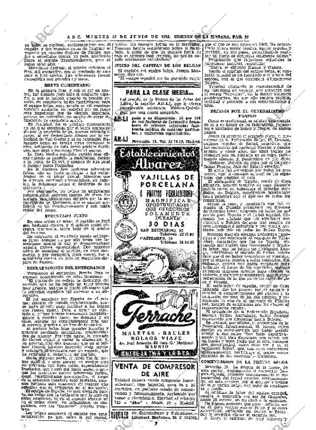 ABC MADRID 12-06-1951 página 27