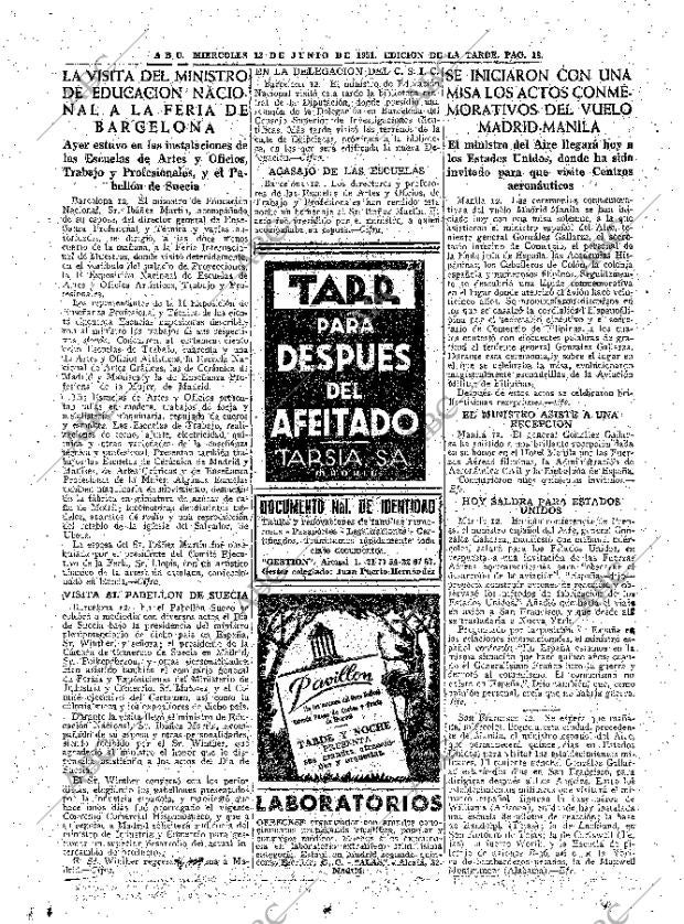 ABC MADRID 13-06-1951 página 18