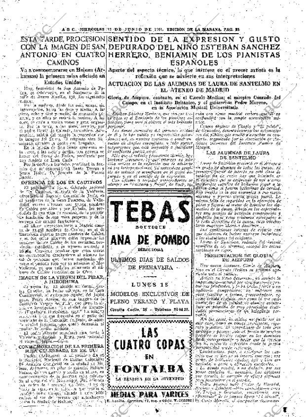 ABC MADRID 13-06-1951 página 25