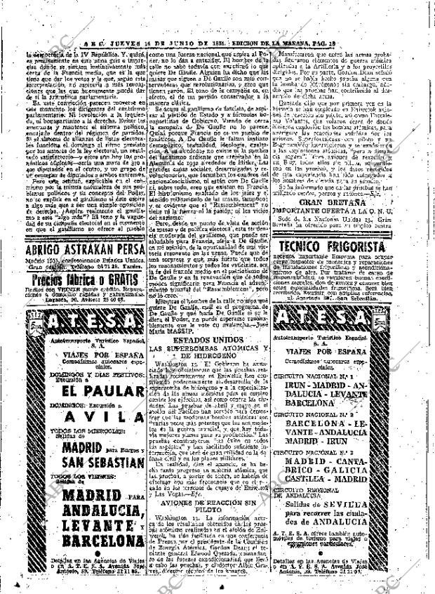 ABC MADRID 14-06-1951 página 18