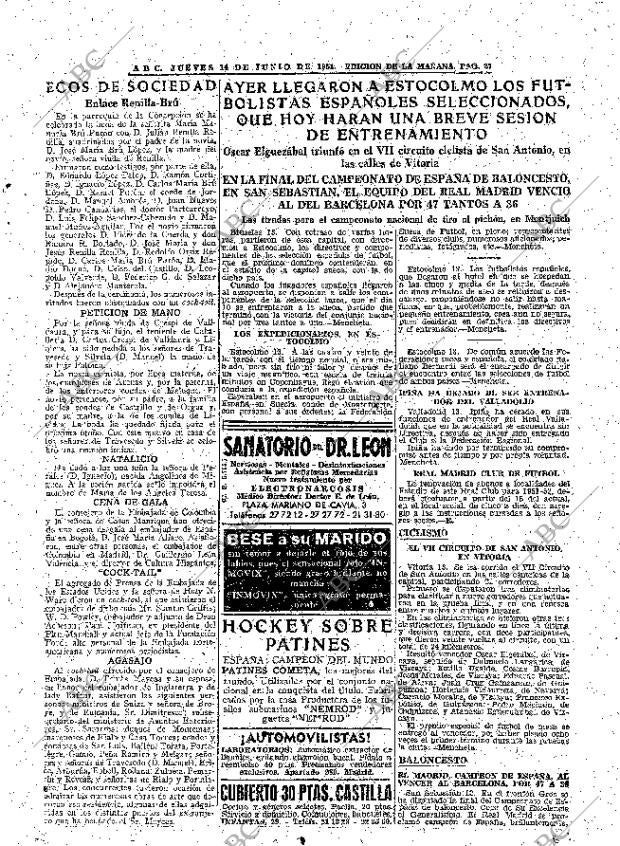 ABC MADRID 14-06-1951 página 27