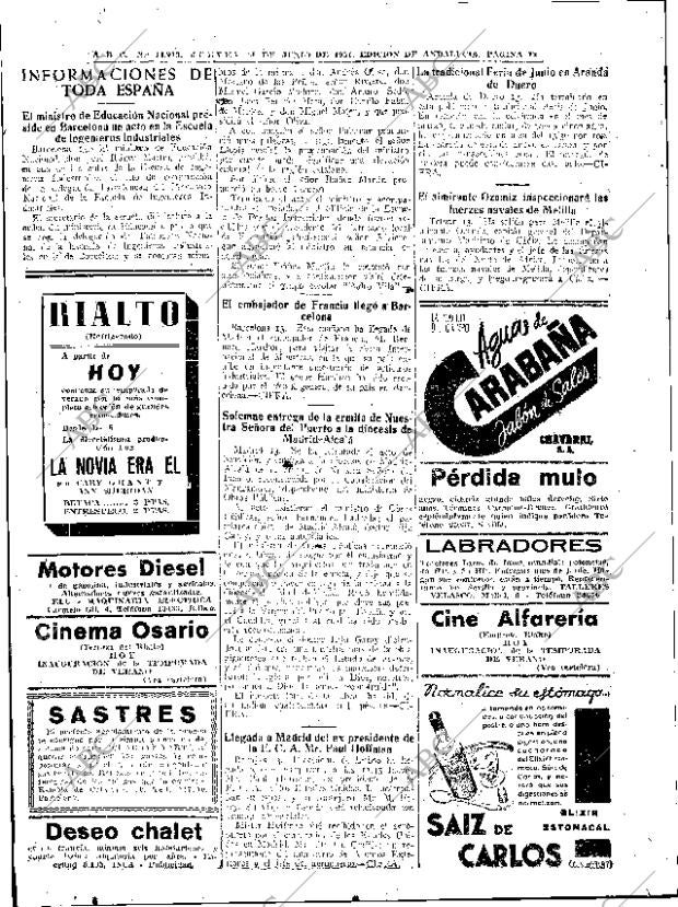 ABC SEVILLA 14-06-1951 página 12