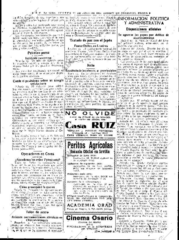 ABC SEVILLA 14-06-1951 página 9