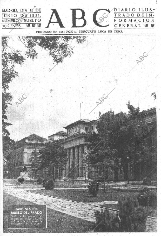 ABC MADRID 15-06-1951 página 1