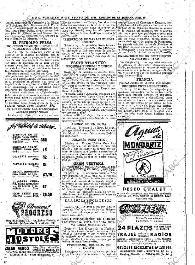 ABC MADRID 15-06-1951 página 18