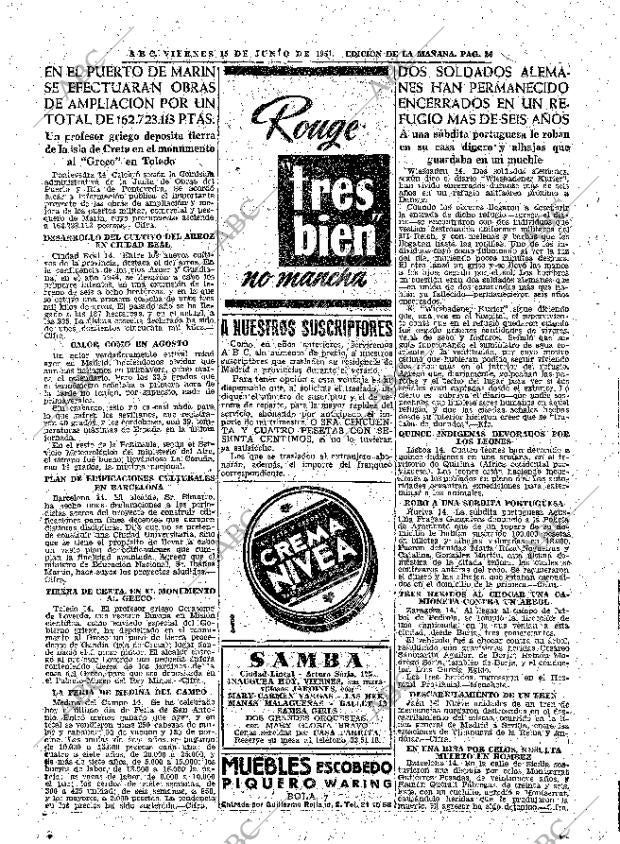 ABC MADRID 15-06-1951 página 26
