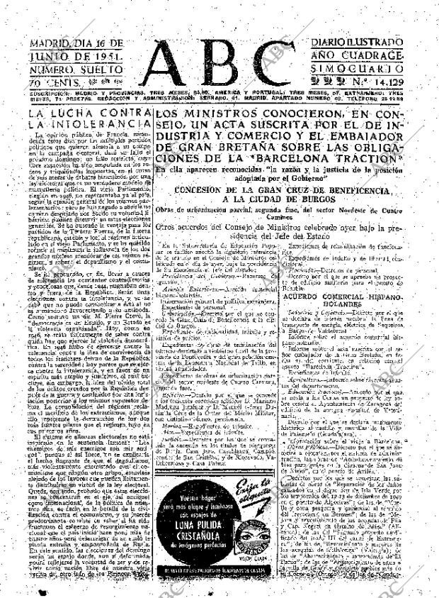 ABC MADRID 16-06-1951 página 15