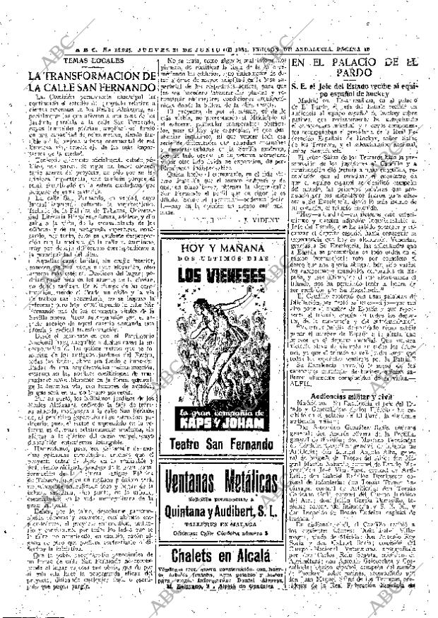 ABC SEVILLA 21-06-1951 página 13