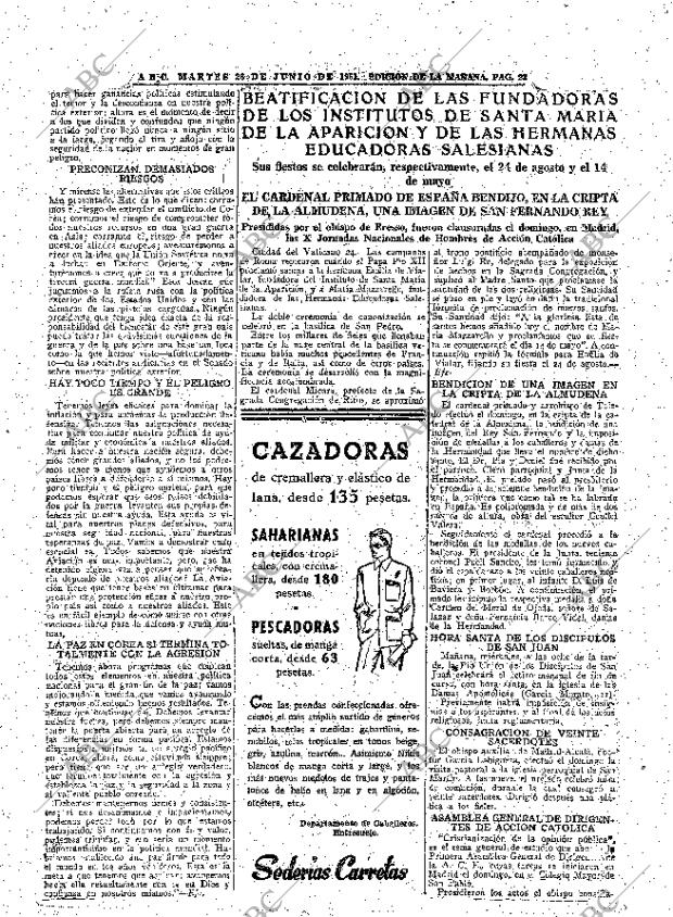 ABC MADRID 26-06-1951 página 23