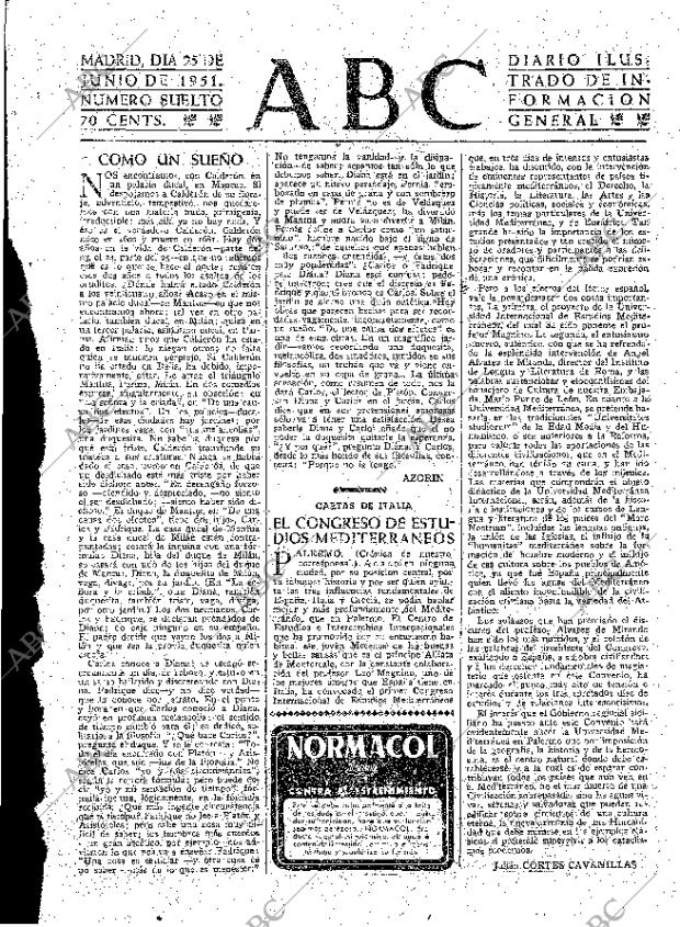 ABC MADRID 26-06-1951 página 3