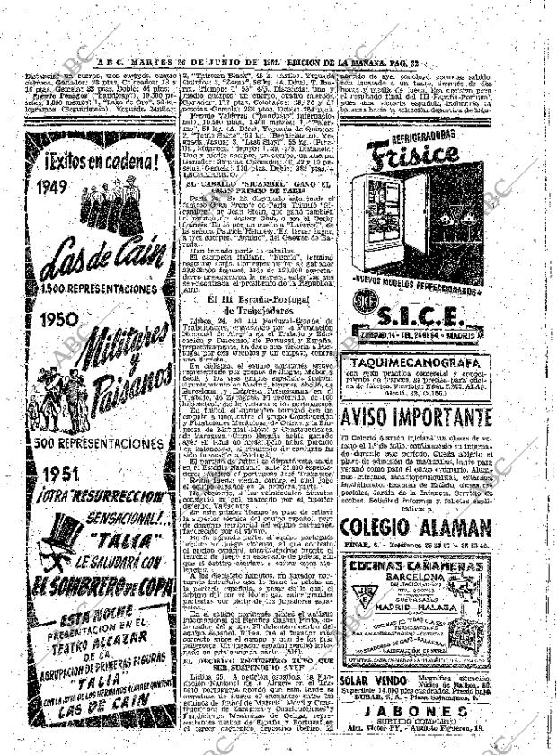 ABC MADRID 26-06-1951 página 32