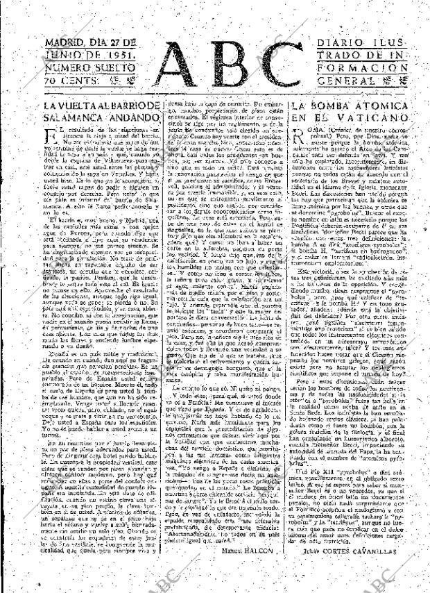ABC MADRID 27-06-1951 página 3