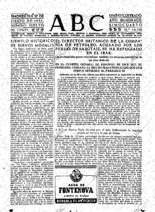 ABC MADRID 27-06-1951 página 7
